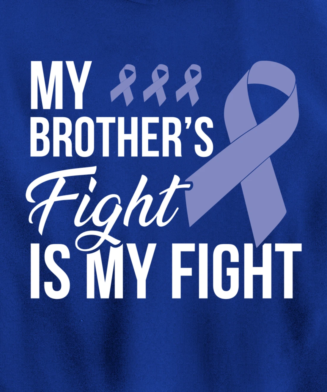 Stomach Cancer Fight Cancer Ribbon Pullover Hoodie