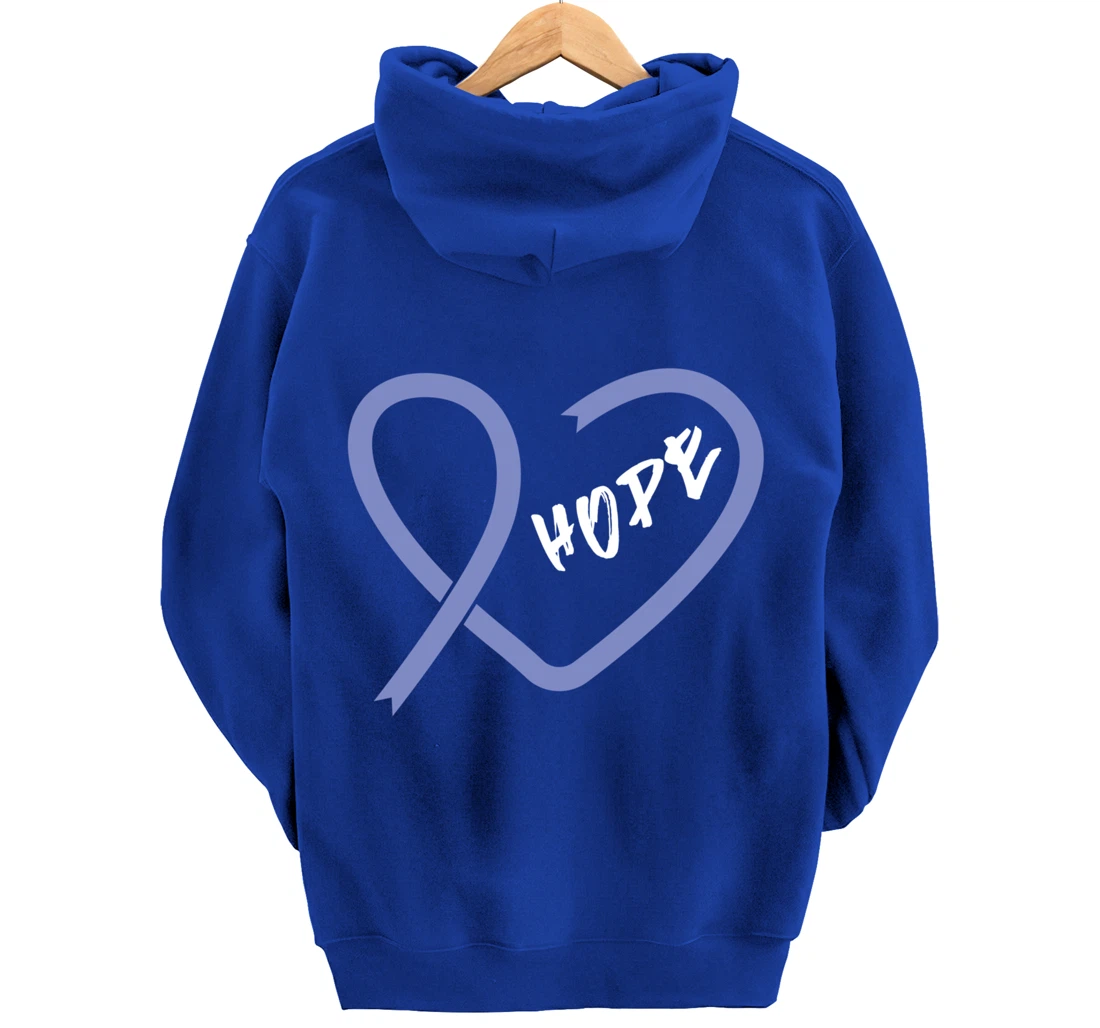 Stomach Cancer Fight Cancer Ribbon Pullover Hoodie
