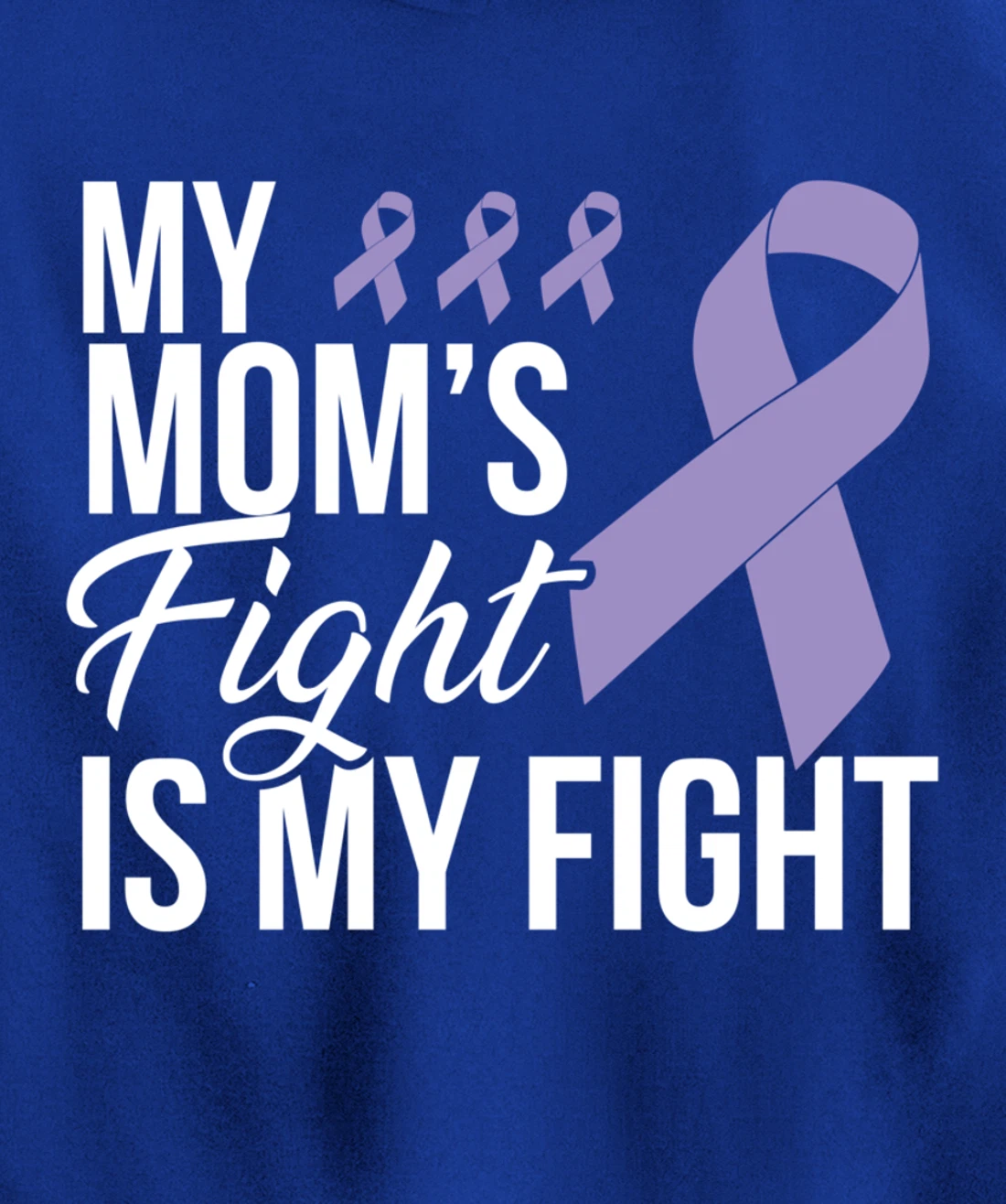 Testicular Cancer Fight Cancer Ribbon Pullover Hoodie