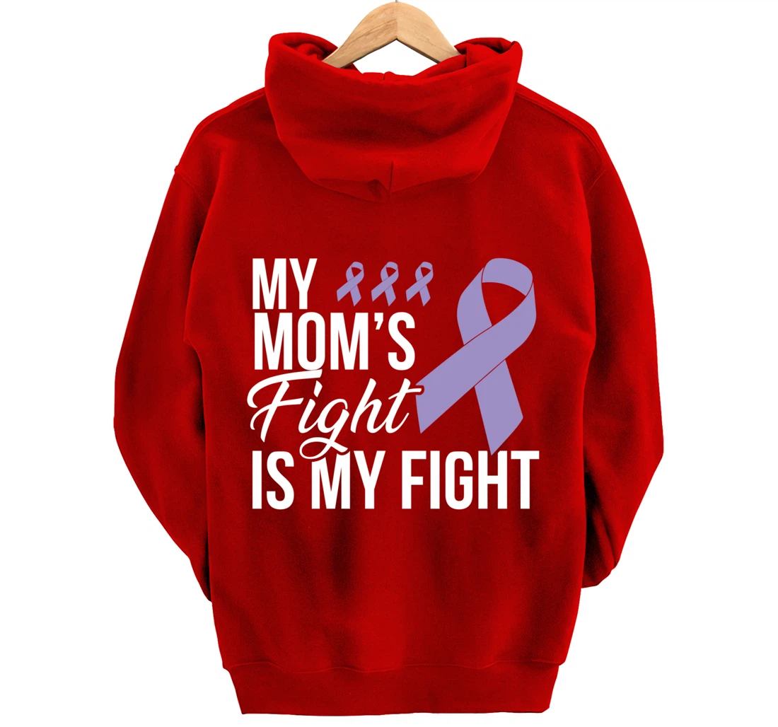 Testicular Cancer Fight Cancer Ribbon Pullover Hoodie