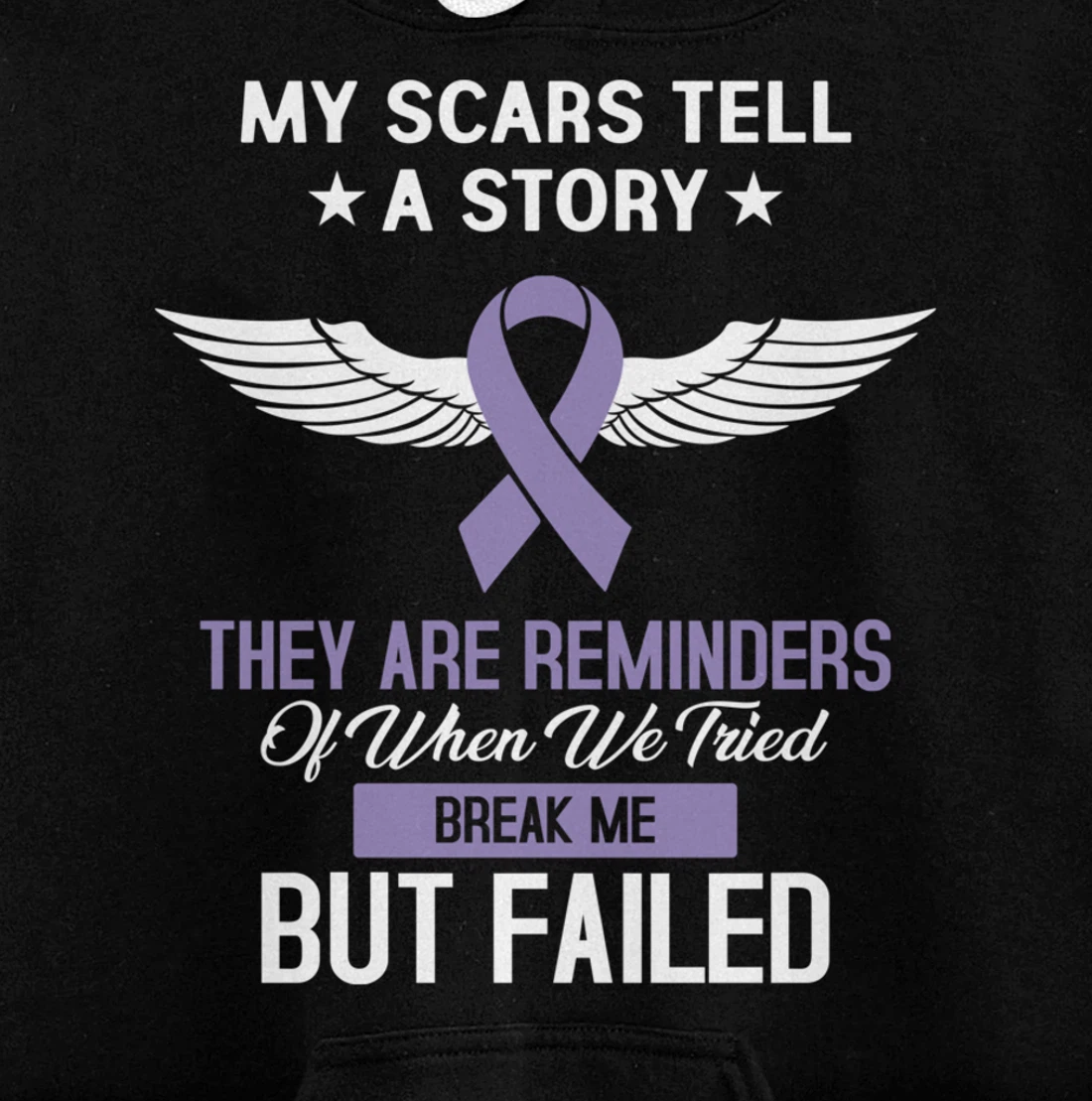 Testicular Cancer Fight Cancer Ribbon Pullover Hoodie