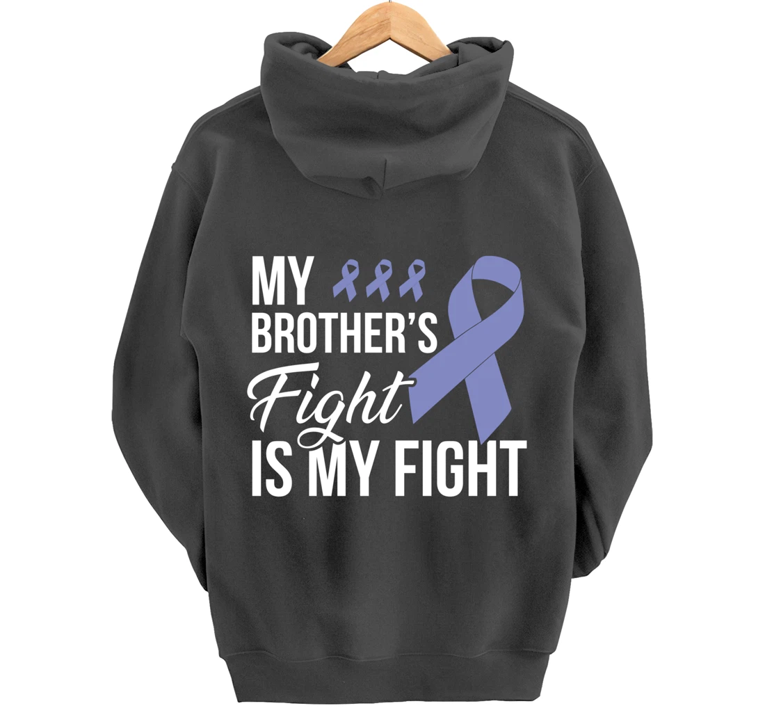 Stomach Cancer Fight Cancer Ribbon Pullover Hoodie