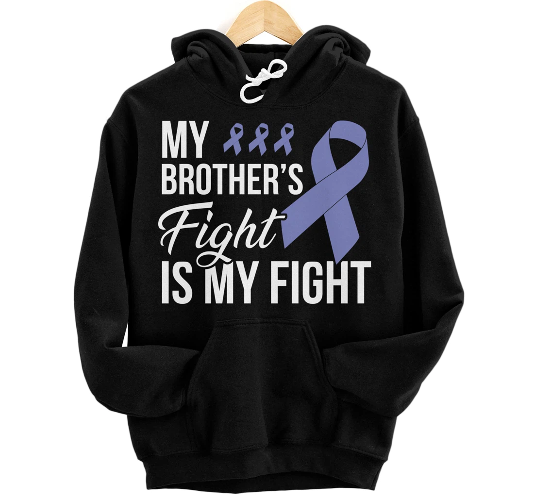 Stomach Cancer Fight Cancer Ribbon Pullover Hoodie