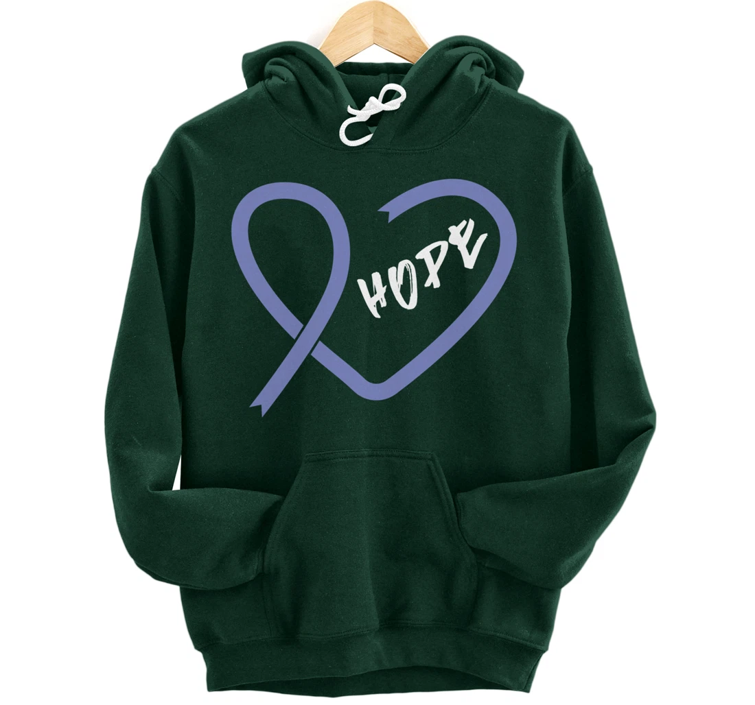 Stomach Cancer Fight Cancer Ribbon Pullover Hoodie