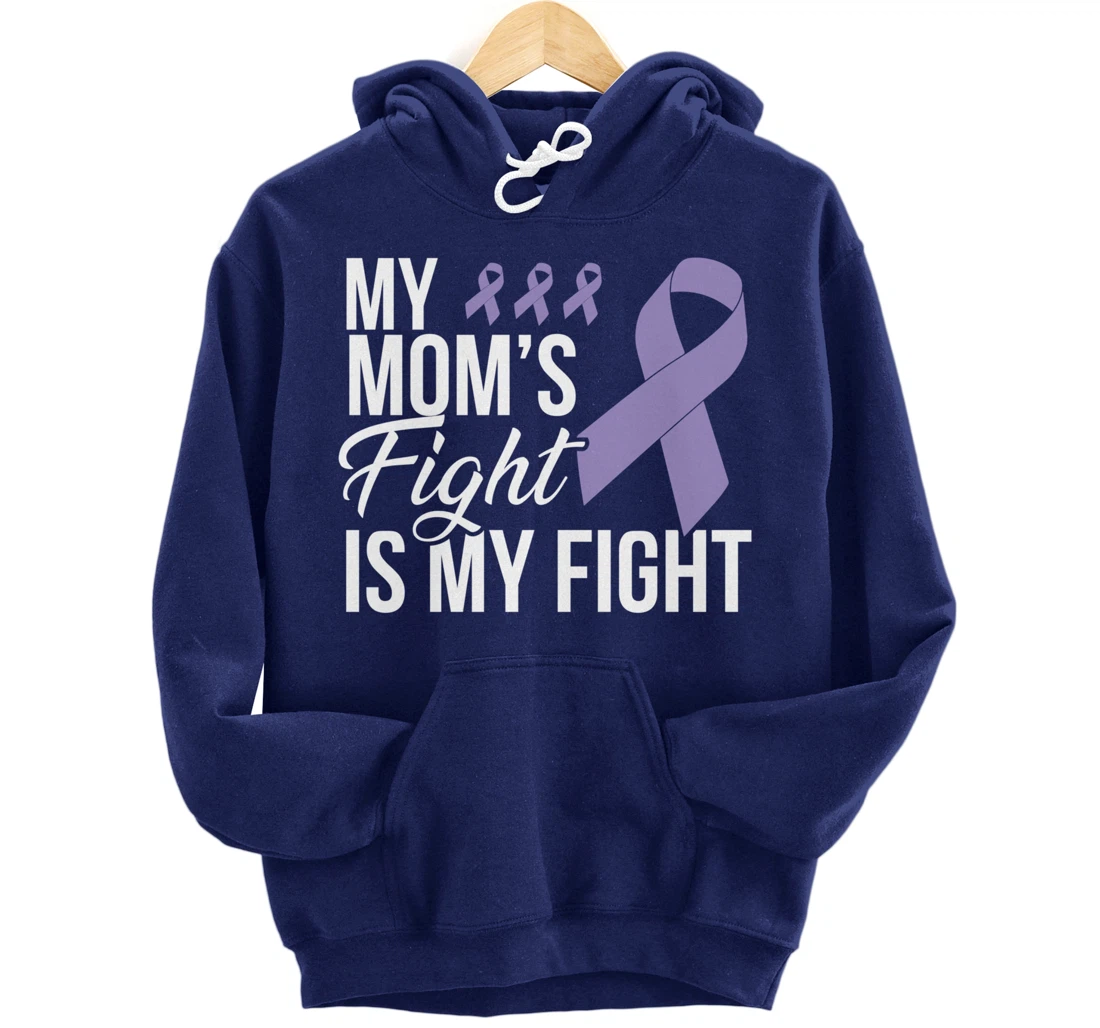 Testicular Cancer Fight Cancer Ribbon Pullover Hoodie