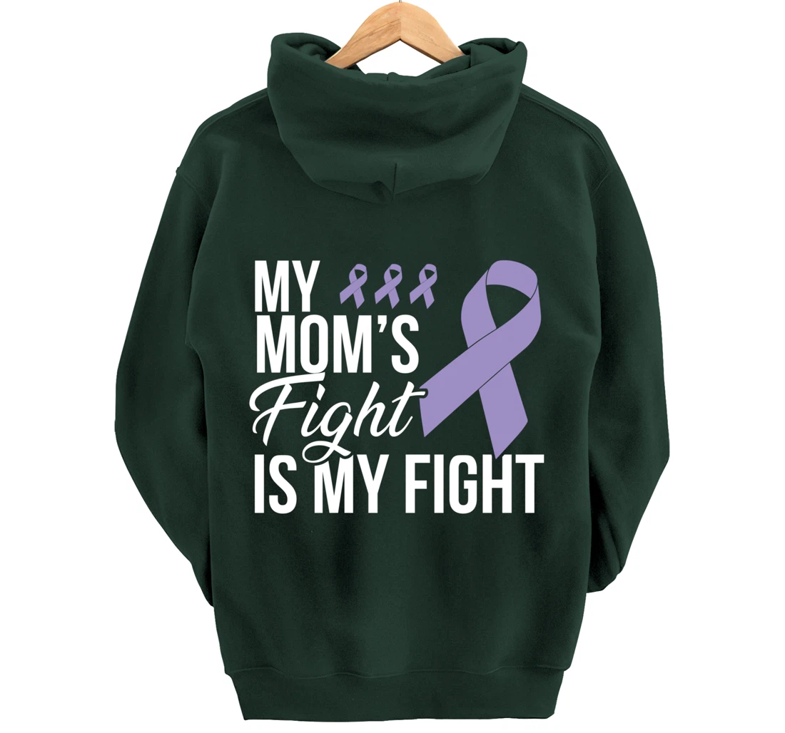 Testicular Cancer Fight Cancer Ribbon Pullover Hoodie