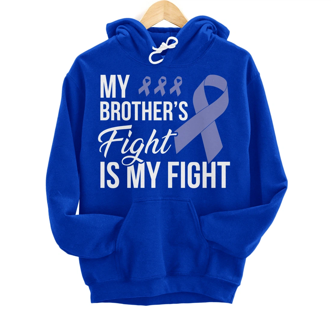 Stomach Cancer Fight Cancer Ribbon Pullover Hoodie