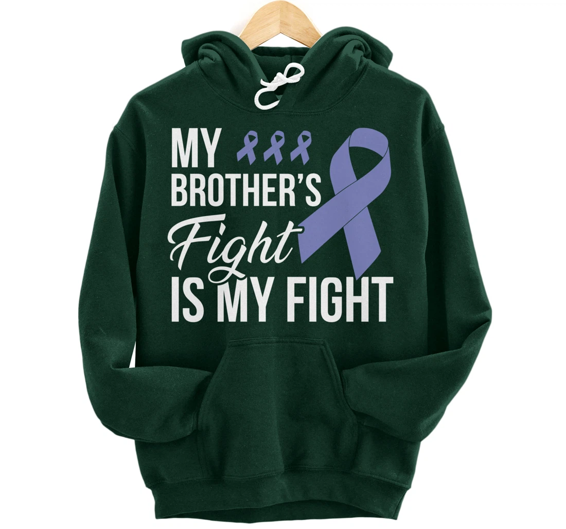 Stomach Cancer Fight Cancer Ribbon Pullover Hoodie