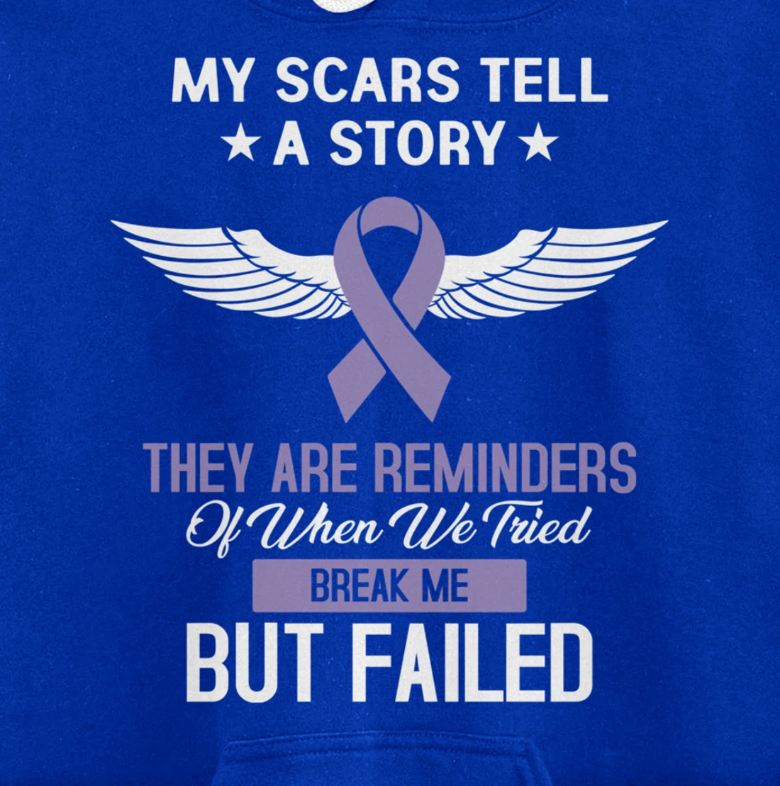 Testicular Cancer Fight Cancer Ribbon Pullover Hoodie