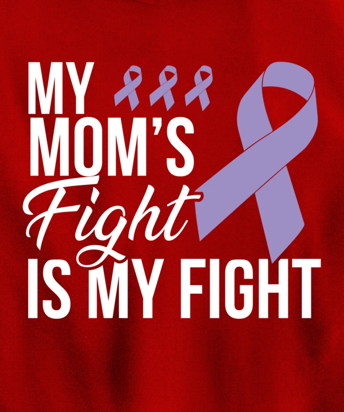 Testicular Cancer Fight Cancer Ribbon Pullover Hoodie