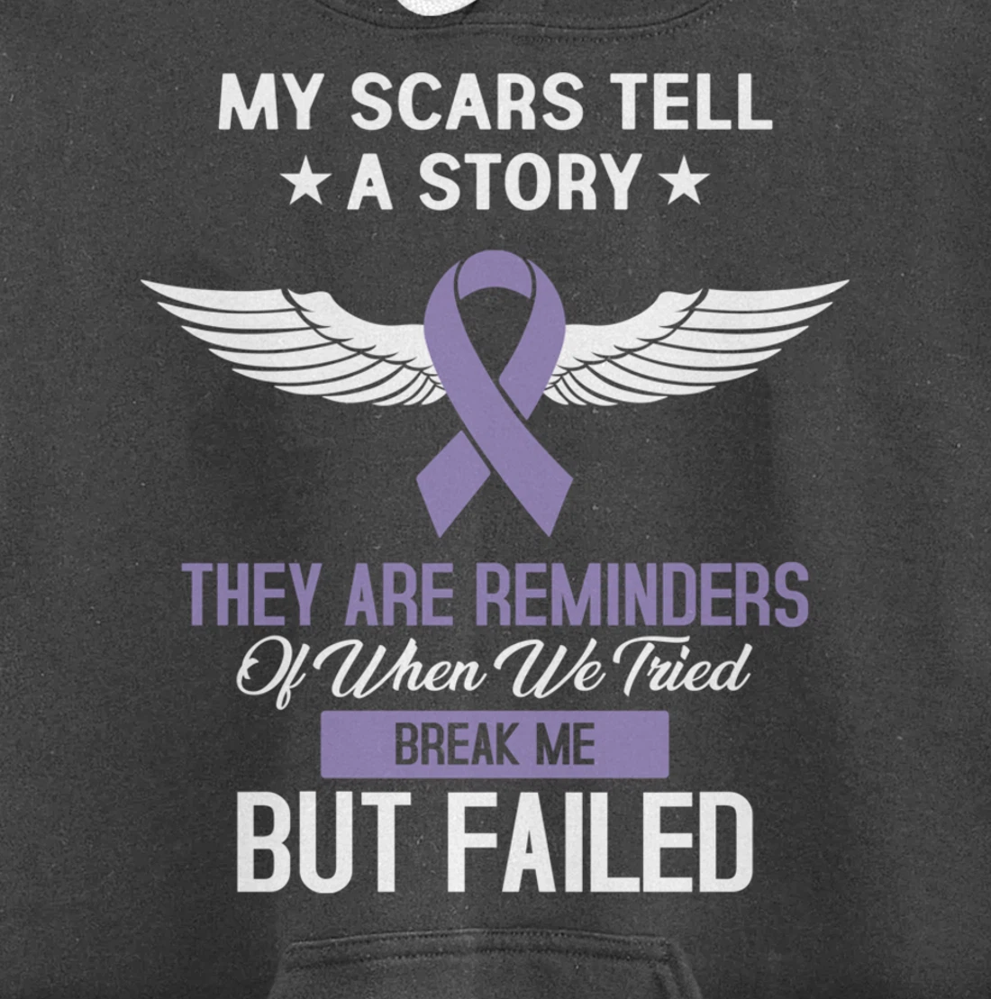 Testicular Cancer Fight Cancer Ribbon Pullover Hoodie