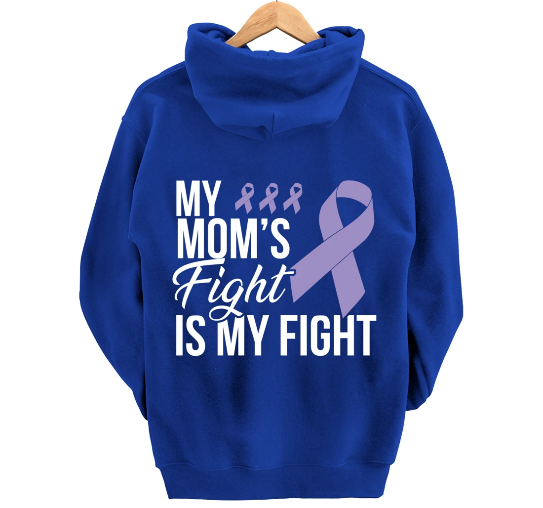 Testicular Cancer Fight Cancer Ribbon Pullover Hoodie