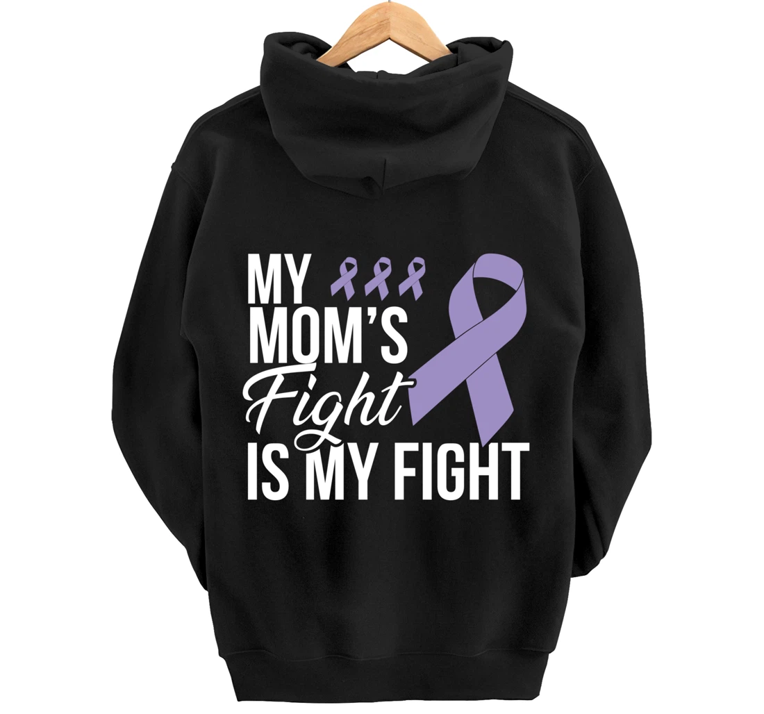 Testicular Cancer Fight Cancer Ribbon Pullover Hoodie