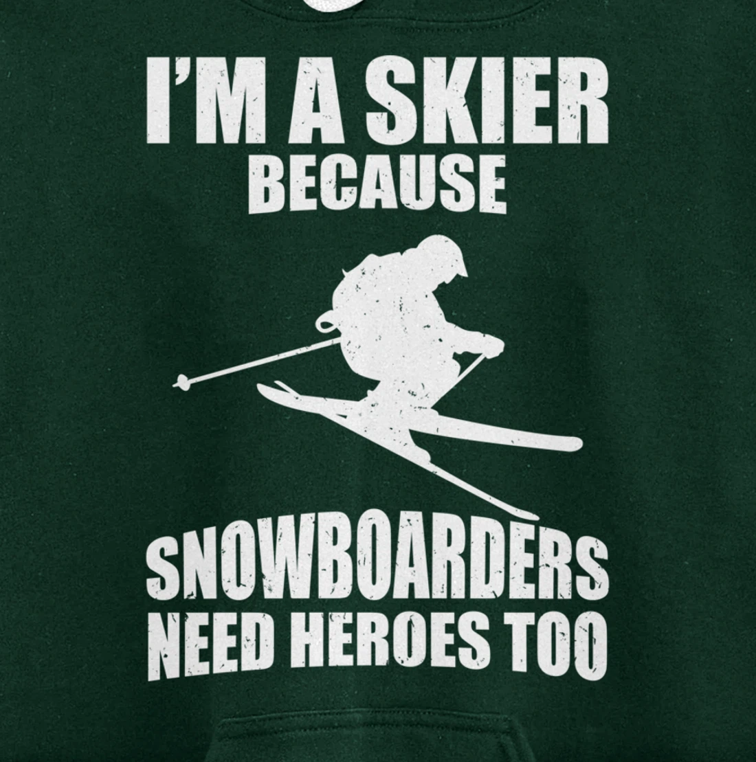 Now & Mountain Holidays Skiing Sport I'm a skier Pullover Hoodie
