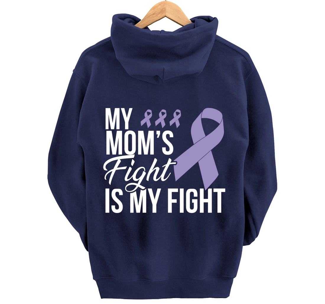 Testicular Cancer Fight Cancer Ribbon Pullover Hoodie