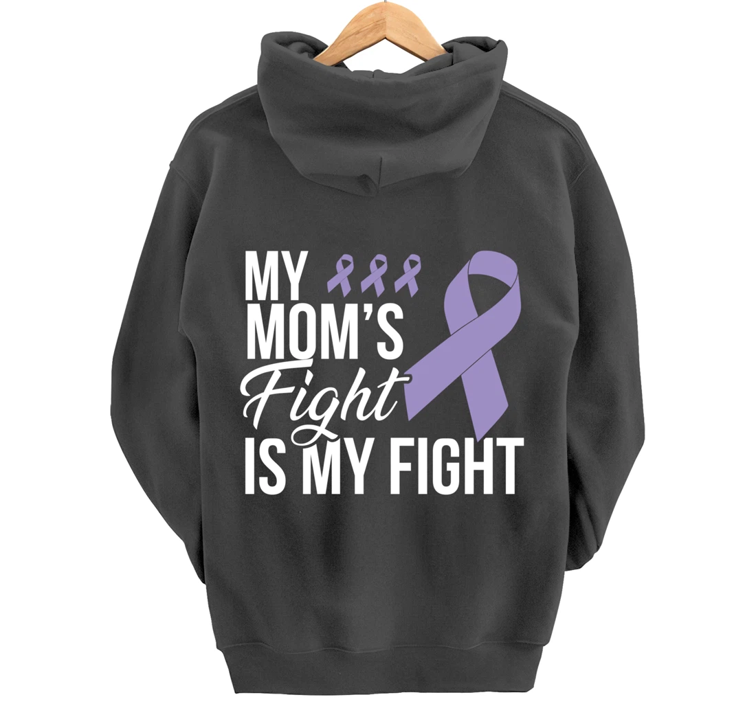 Testicular Cancer Fight Cancer Ribbon Pullover Hoodie