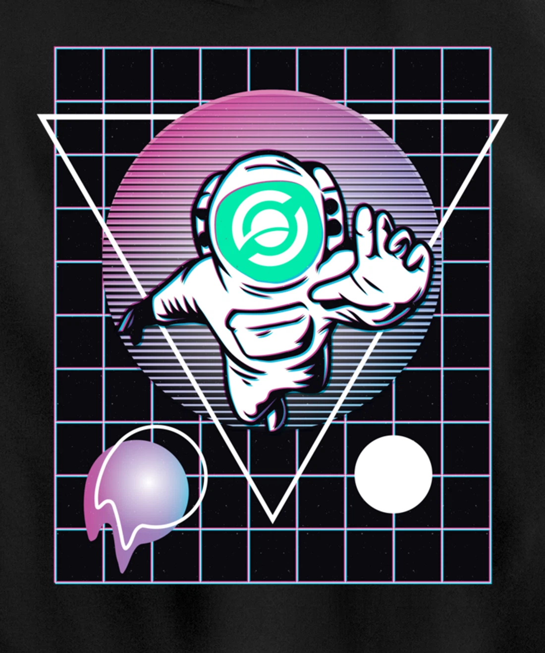 Horizen Crypto Astronaut Outer Space Pullover Hoodie