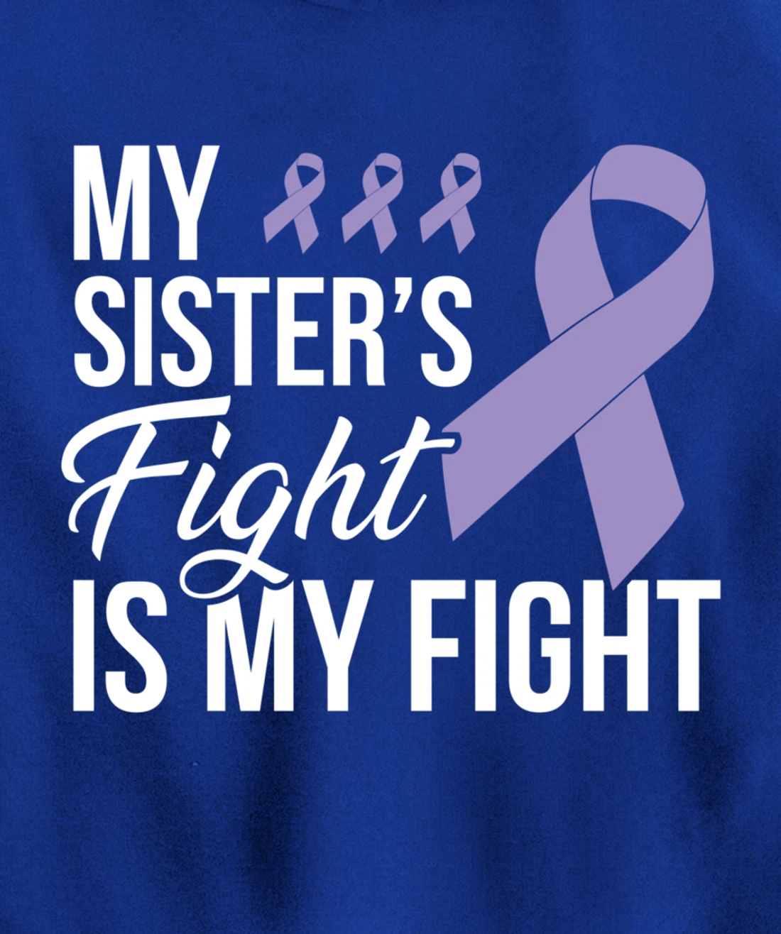 Testicular Cancer Fight Cancer Ribbon Pullover Hoodie