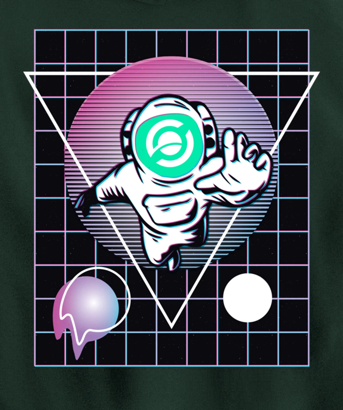 Horizen Crypto Astronaut Outer Space Pullover Hoodie