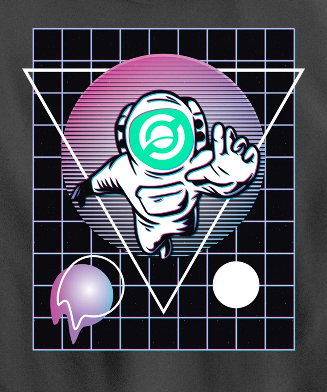 Horizen Crypto Astronaut Outer Space Pullover Hoodie