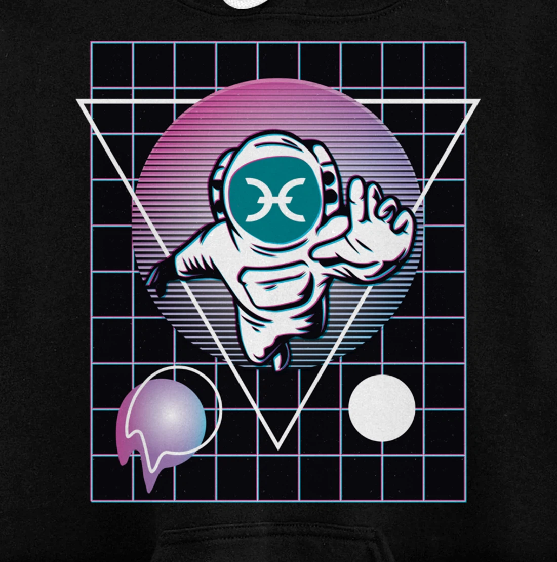 Holo Crypto Astronaut Outer Space Pullover Hoodie