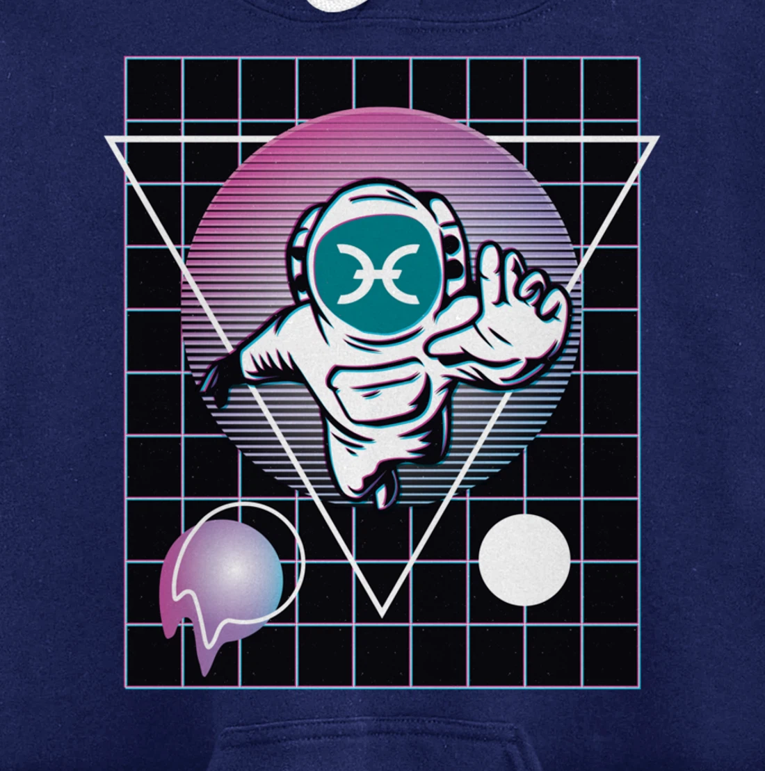 Holo Crypto Astronaut Outer Space Pullover Hoodie