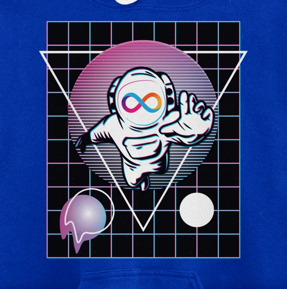 Internet Computer Crypto Astronaut Outer Space Pullover Hoodie