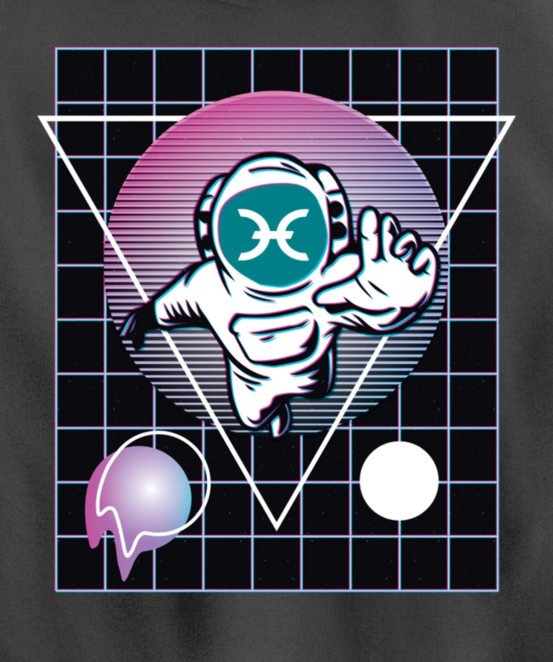 Holo Crypto Astronaut Outer Space Pullover Hoodie