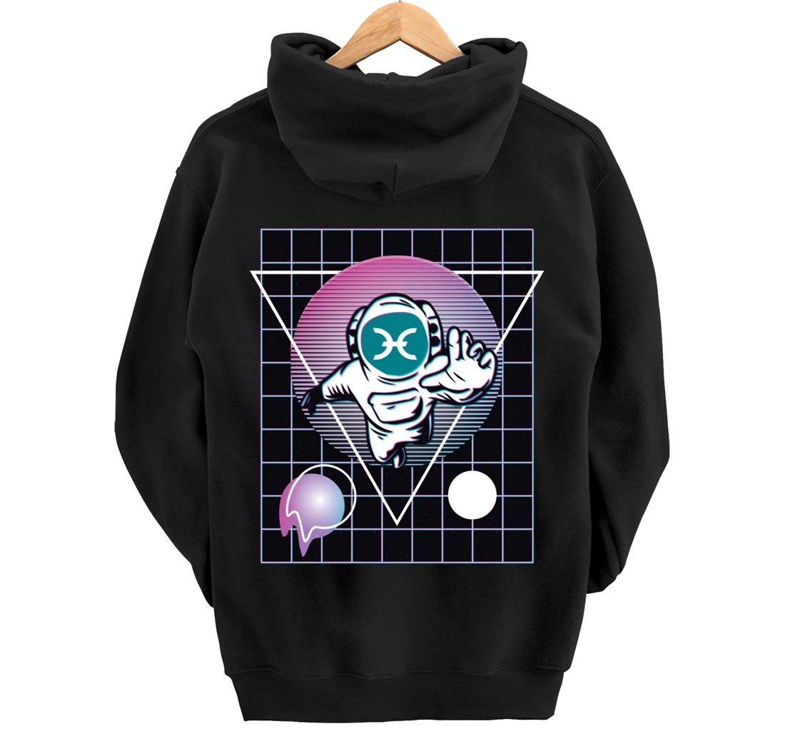Holo Crypto Astronaut Outer Space Pullover Hoodie
