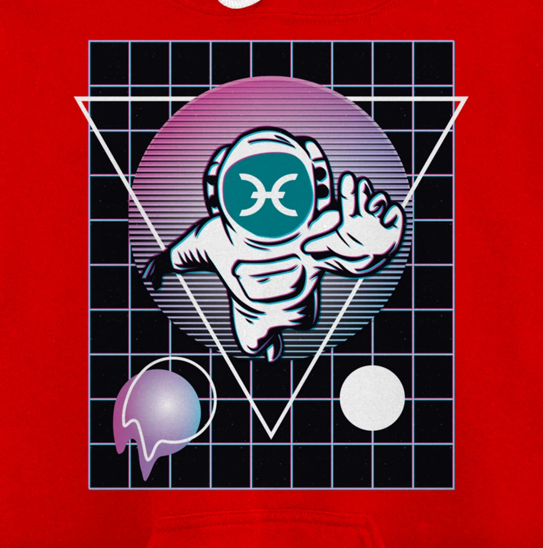 Holo Crypto Astronaut Outer Space Pullover Hoodie