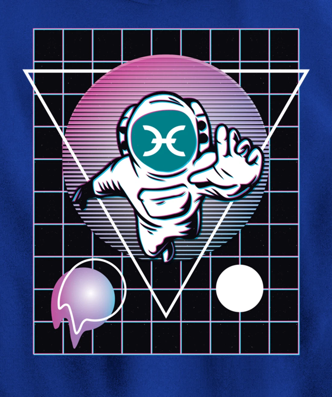 Holo Crypto Astronaut Outer Space Pullover Hoodie