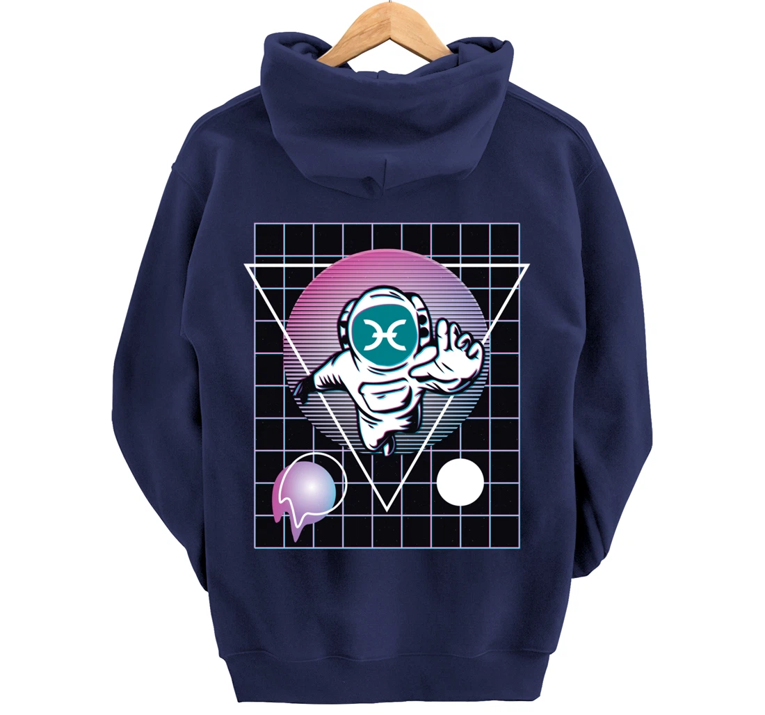 Holo Crypto Astronaut Outer Space Pullover Hoodie
