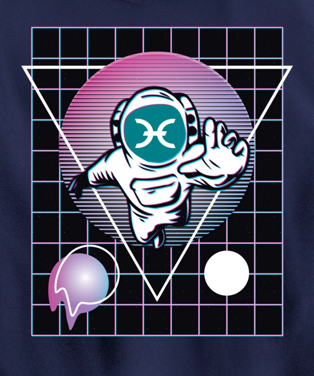 Holo Crypto Astronaut Outer Space Pullover Hoodie