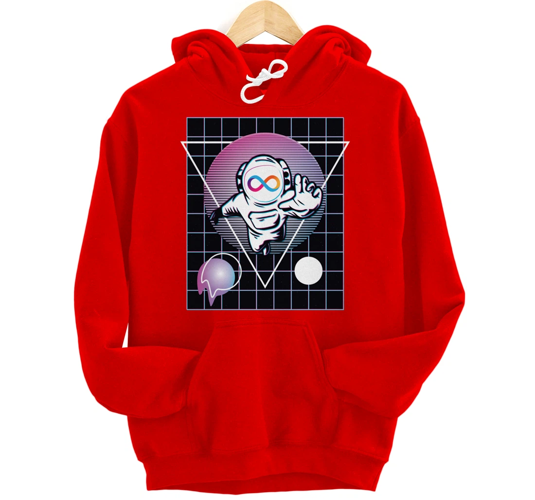 Internet Computer Crypto Astronaut Outer Space Pullover Hoodie