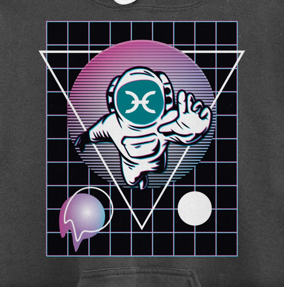 Holo Crypto Astronaut Outer Space Pullover Hoodie