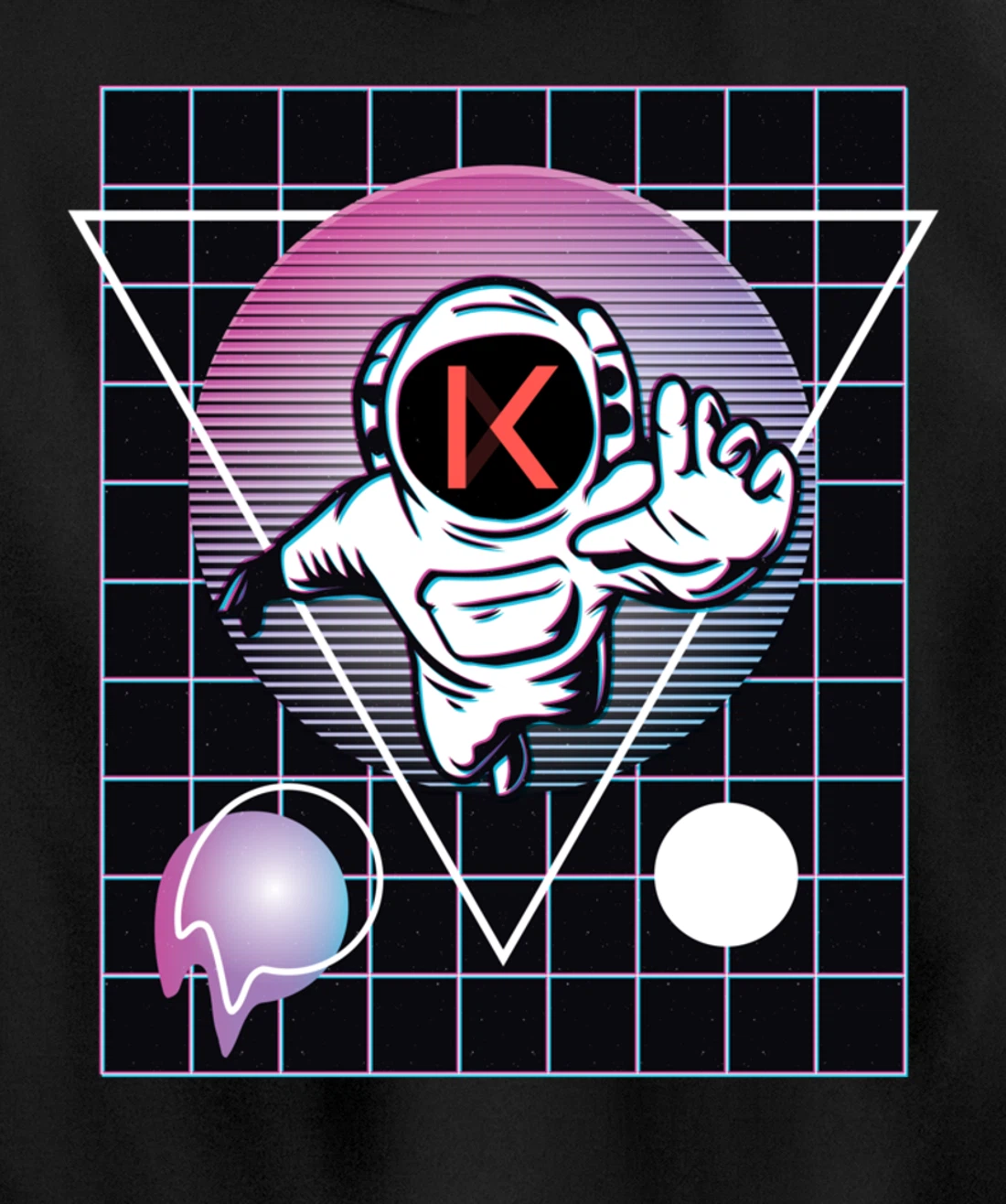 Kava Crypto Astronaut Outer Space Pullover Hoodie