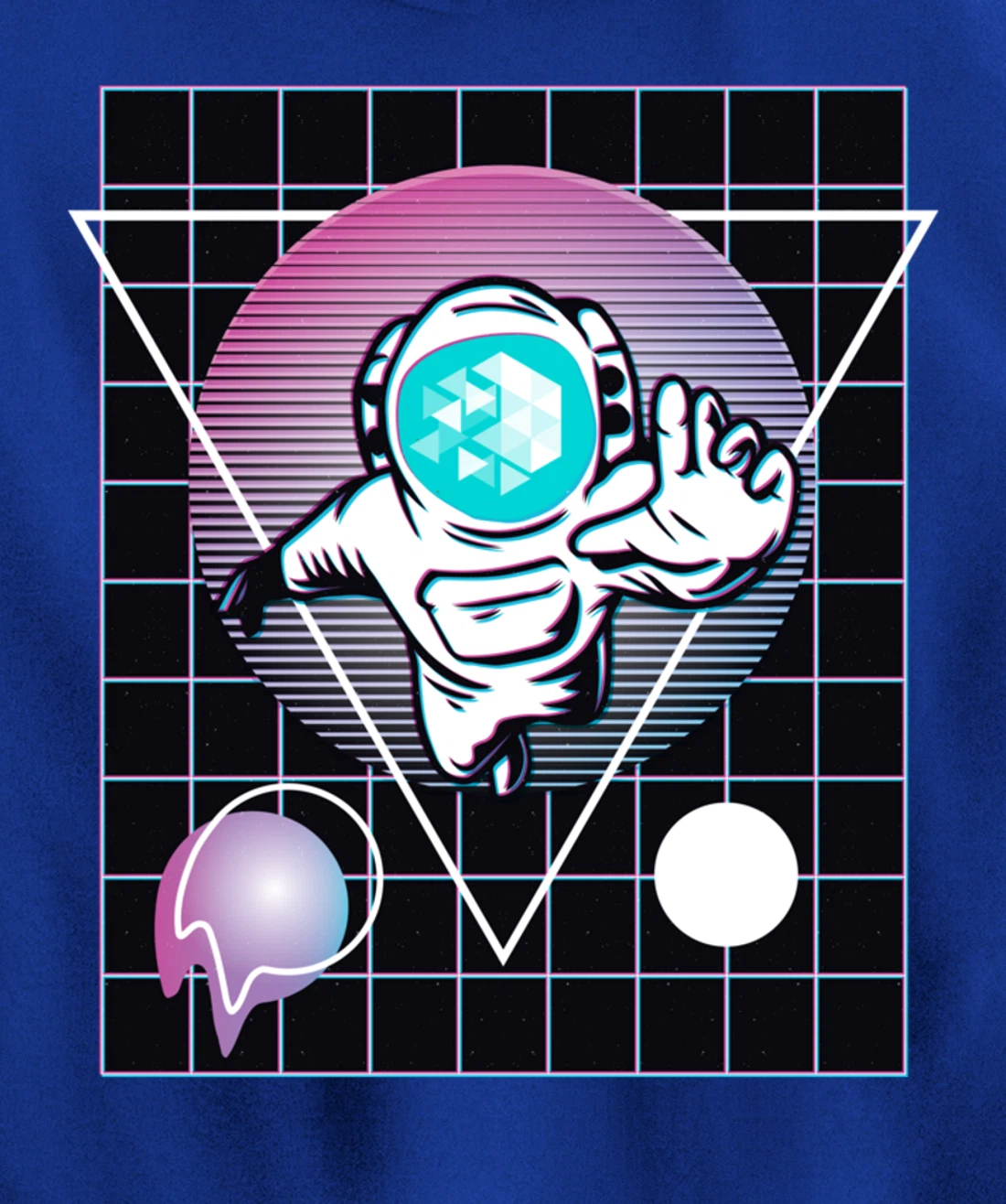 Iotex Crypto Astronaut Outer Space Pullover Hoodie