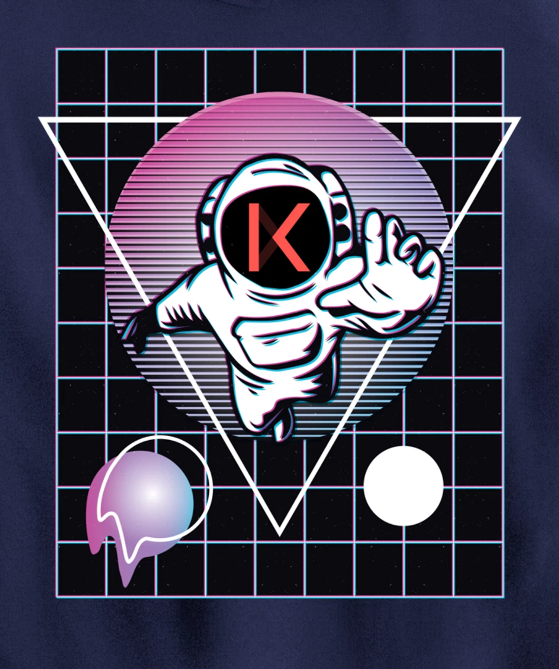 Kava Crypto Astronaut Outer Space Pullover Hoodie