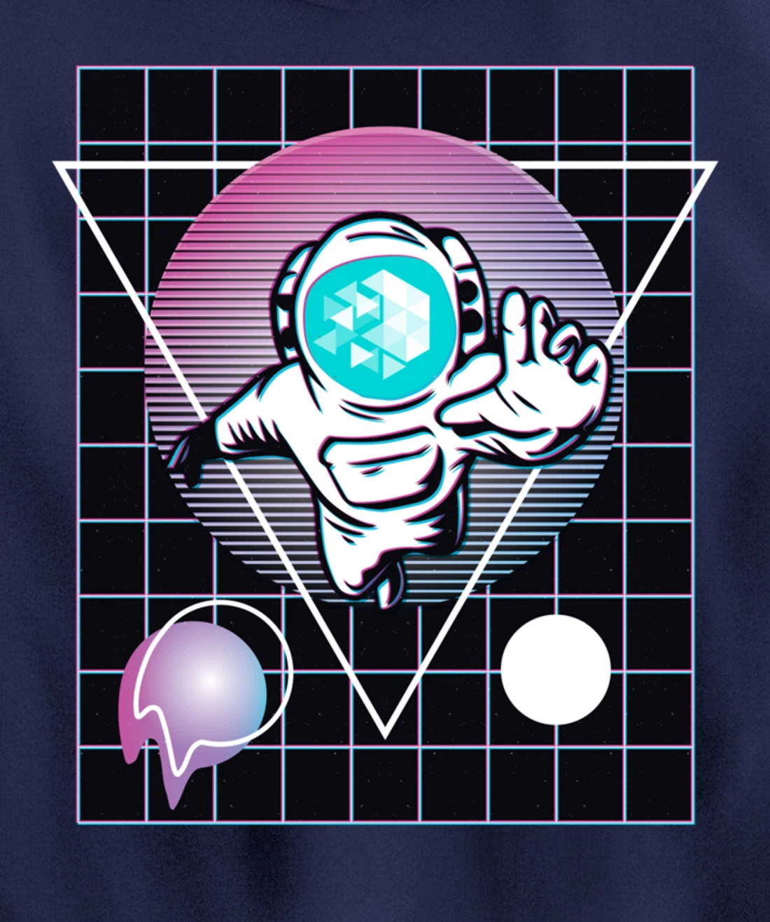 Iotex Crypto Astronaut Outer Space Pullover Hoodie