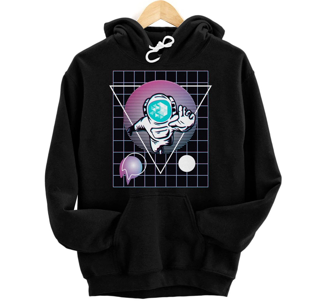Iotex Crypto Astronaut Outer Space Pullover Hoodie