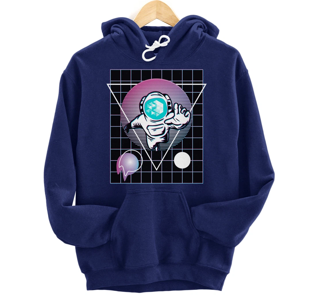 Iotex Crypto Astronaut Outer Space Pullover Hoodie