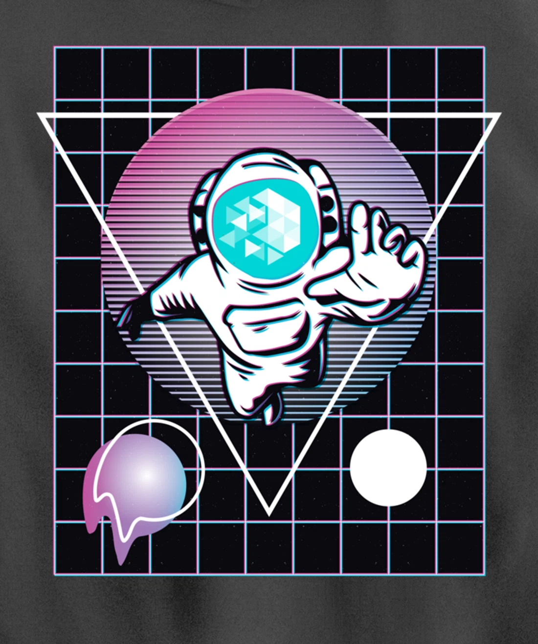 Iotex Crypto Astronaut Outer Space Pullover Hoodie