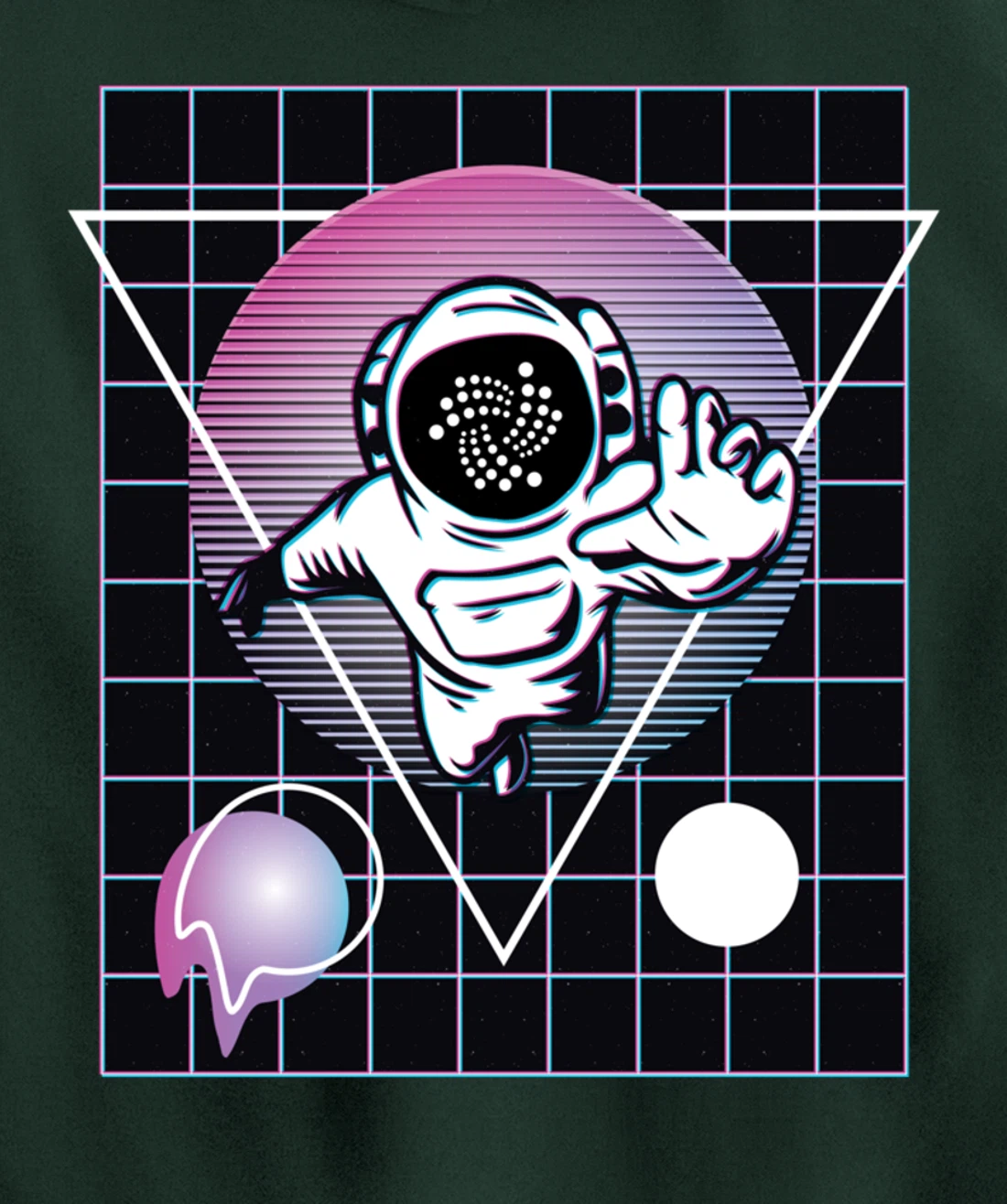 IOTA Crypto Astronaut Outer Space Pullover Hoodie