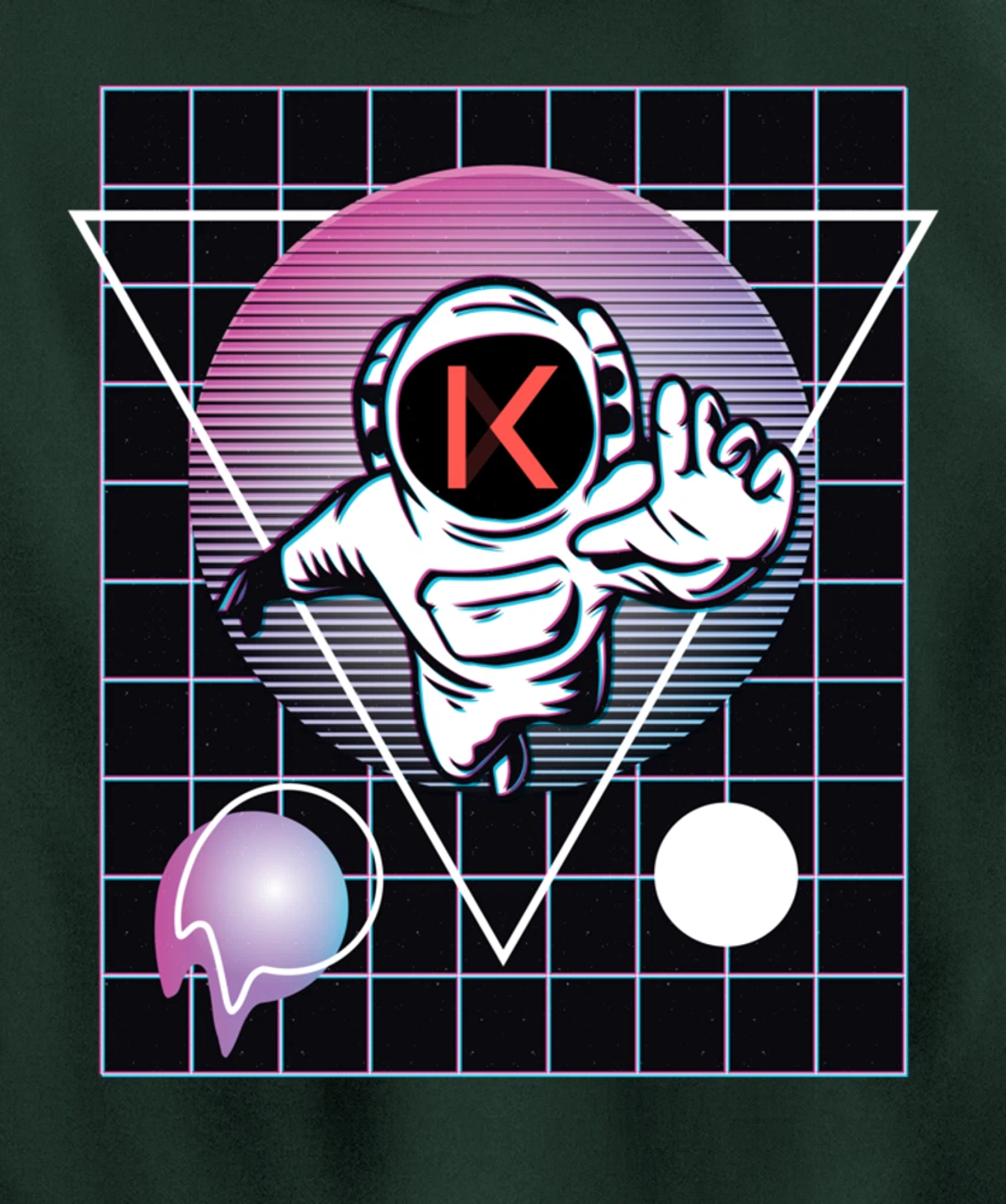 Kava Crypto Astronaut Outer Space Pullover Hoodie