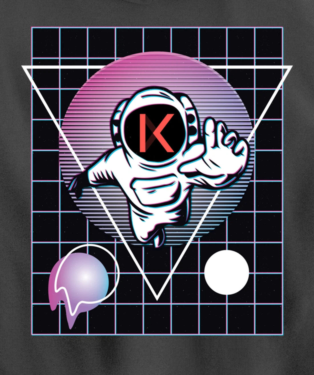 Kava Crypto Astronaut Outer Space Pullover Hoodie