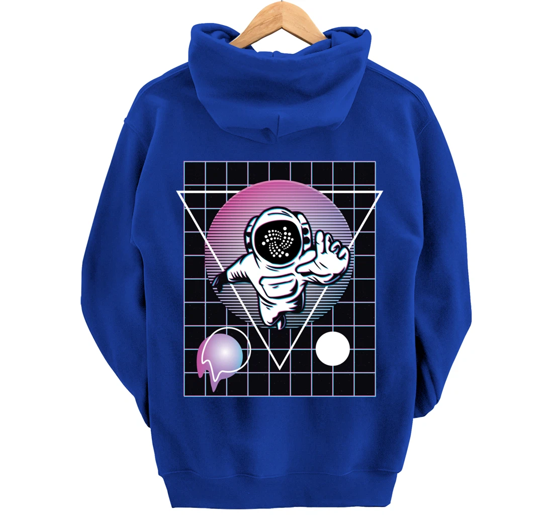IOTA Crypto Astronaut Outer Space Pullover Hoodie