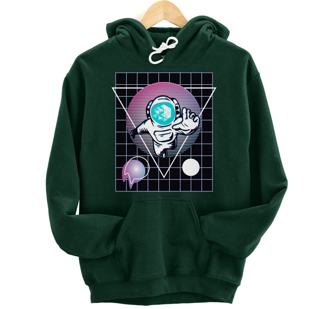 Iotex Crypto Astronaut Outer Space Pullover Hoodie