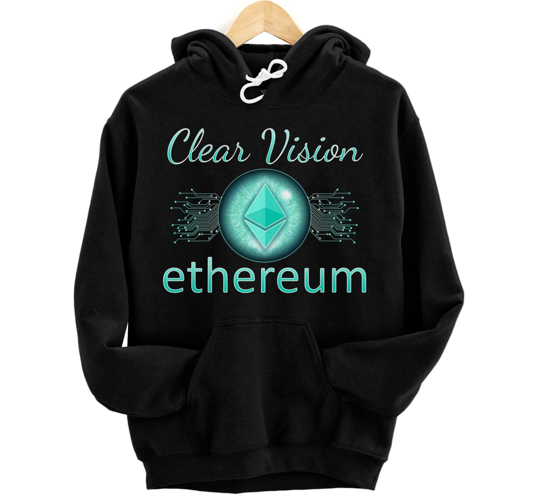 Ethereum Shirt Crypto Shirts for Men Women Crypto Shirt ETH Pullover Hoodie