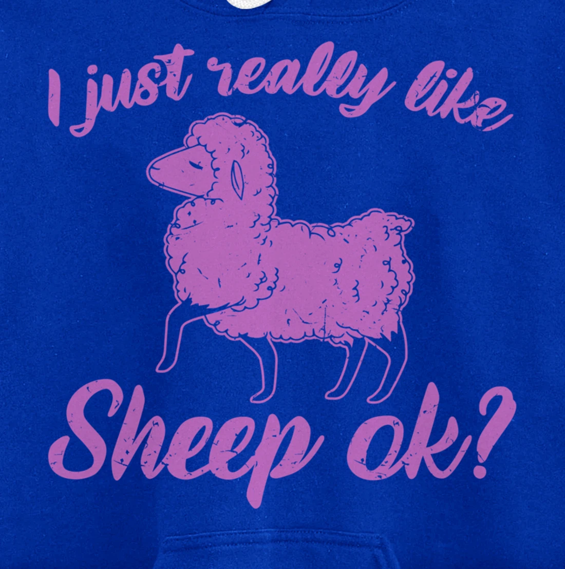 I Just Really Like Sheep Pullover Hoodie