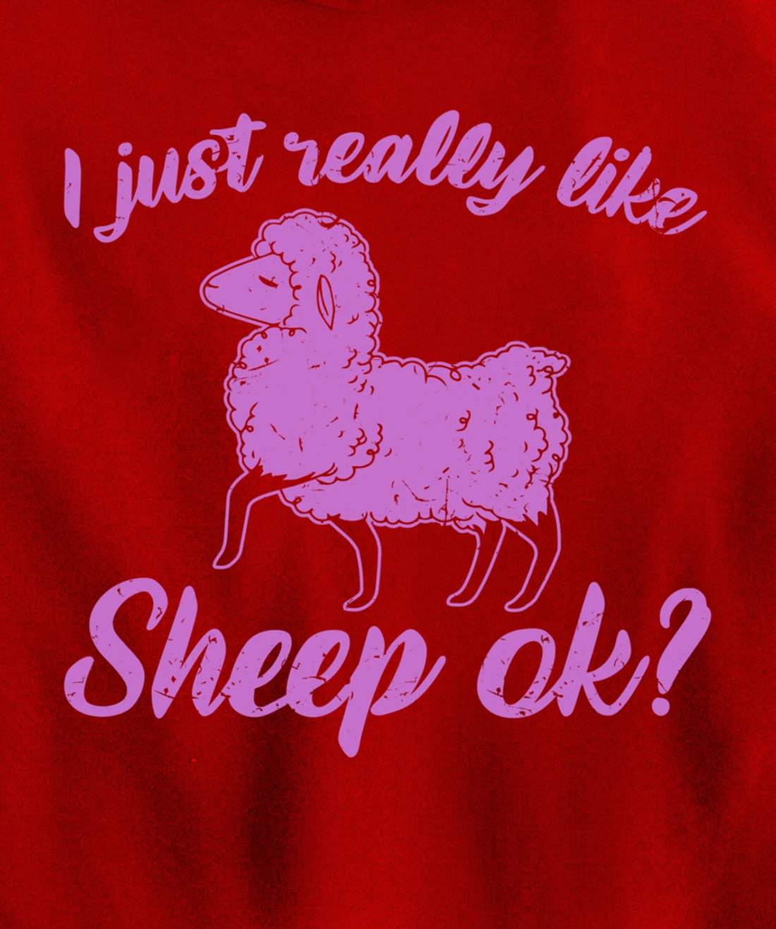 I Just Really Like Sheep Pullover Hoodie